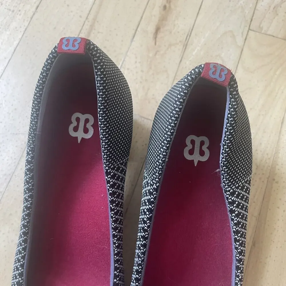 BETA BRAND Pumps Heels Women Shoes Size 10 Block‎ Chunky Heel Slip On EUC